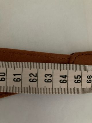 Cinturón ancho Misako marrón