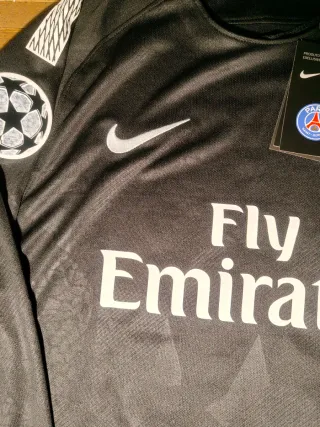 Talla L y M Camiseta PSG Neymar Jr 10 Negra 2018