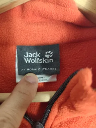 Polar Jack Wolfskin Naranja Talla XXL