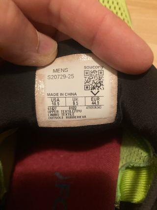 Zapatillas Saucony Ride 15 verde lima