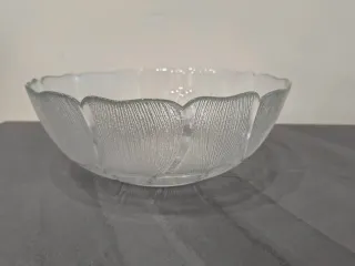 Ciotola centrotavola in vetro trasparente