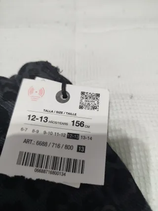 Pantalón niña estampado leopardo