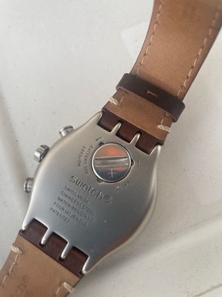 Swatch Cronógrafo Correa Marrón