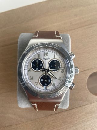 Swatch Cronógrafo Correa Marrón