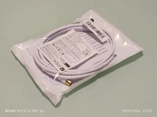 Cable Coaxial Blanco