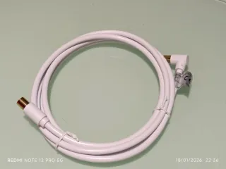 Cable Coaxial Blanco