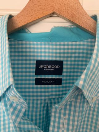 Camisa McGregor Cuadros Vichy Azul XXL