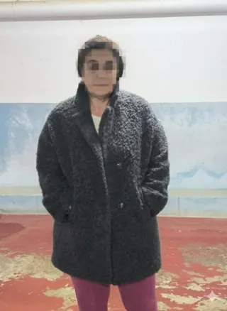 Abrigo borreguito gris marengo 3/4