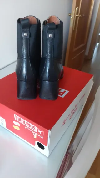 Botines Pikolinos Piel Negros Talla 38