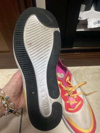 Scarpe sportive donna rosa e gialle