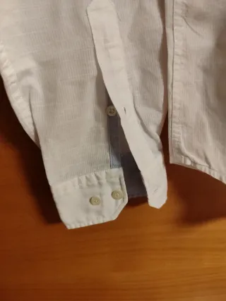 Camisa Cortefiel Hombre Blanca