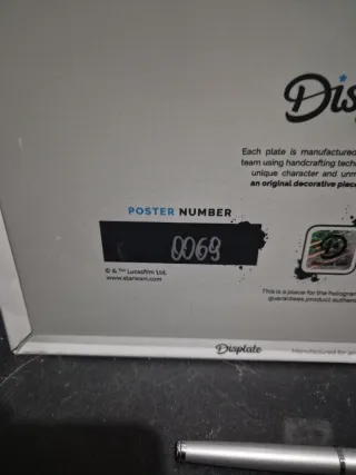 Póster metalico iman Star Wars Eat My Space Dust