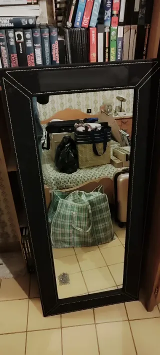 Espejo de pared negro