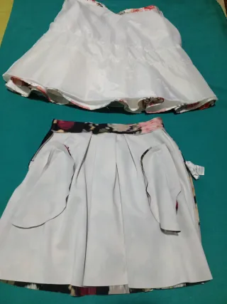 Lote de 2 faldas estampadas