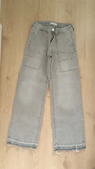 Vaqueros grises Mango T.XS