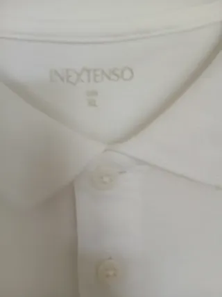 Lote 3 polos blancos