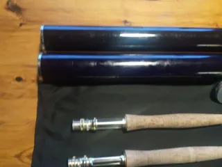 Caña pesca mosca 8,6 ó 9 pies línea 4