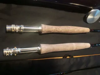 Caña pesca mosca 8,6 ó 9 pies línea 4