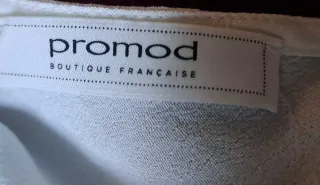 Blusa blanca espalda descubierta talla única