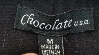 Pantalón negro Chocolate - Talla M - Slim Fit