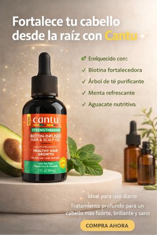 Cantu Aceite Fortalecedor Cabello y Cuero Cabellud