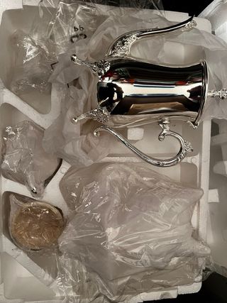 Juego Café/Té bañado en plata