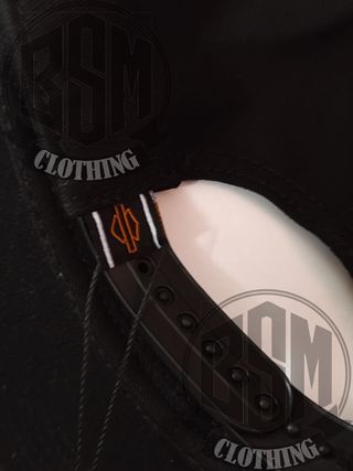 Cappellino Harley Davidson Nero Arancione