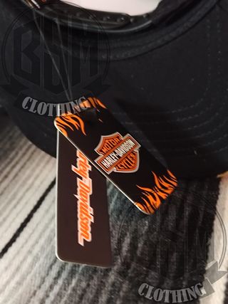 Cappellino Harley Davidson Nero Arancione