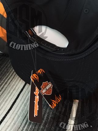 Cappellino Harley Davidson Nero Arancione