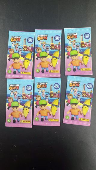 6 Sobres Stumble Guys Trading Cards