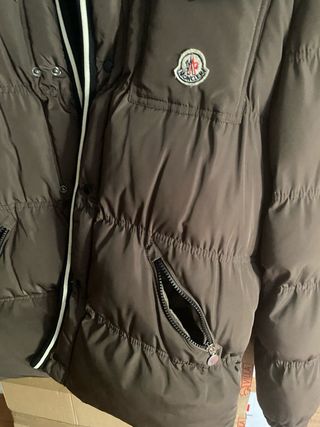 Piumino Moncler Marrone