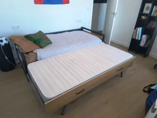 Cama nido madera y metal 90x1.90