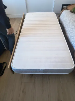 Cama nido madera y metal 90x1.90