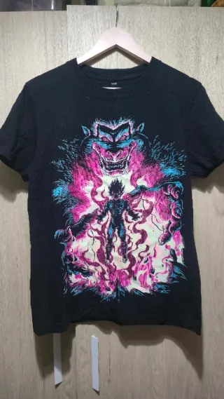 Camiseta Negra Diseño Anime Dragon Ball