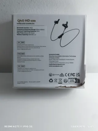 Auriculares SoundPeats Q40 HD - Inalámbricos