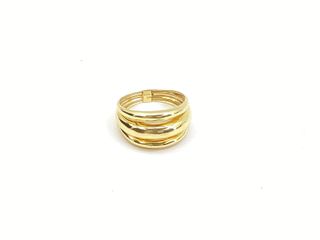 anillo oro 18k con circonita