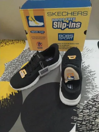 Skechers Slip-ins Negro/Blanco