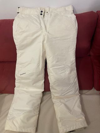 Pantalones de esquí blancos