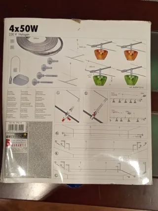 Lámpara de techo Paulmann 4x50W