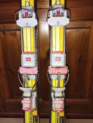 Sci da sci di fondo 150cm con attacchi, pelli e lame