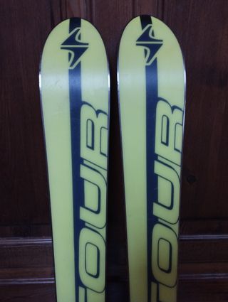 Sci da sci di fondo 150cm con attacchi, pelli e lame