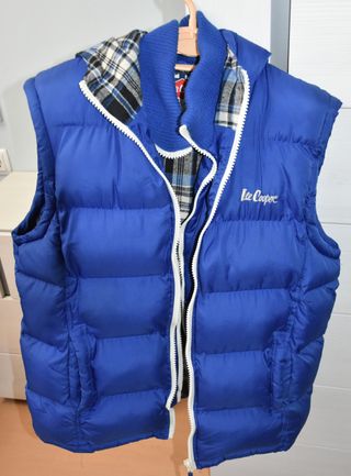 Chaleco acolchado Lee Cooper hombre azul