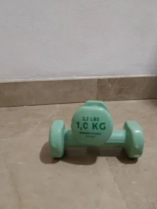 Mancuernas 1kg (2.2 LBS) Verdes