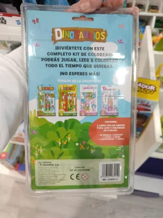 Set Escolar Dinosaurios Cuento y Material