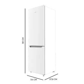 Nevera Cecotec Combi Bolero CoolMarket 250 Blanco