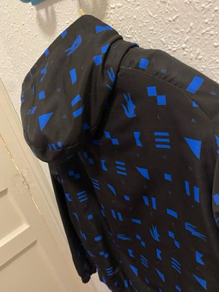 Sudadera Lacoste Negra y Azul