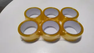 Pack 6 Rollos Precinto Transparente