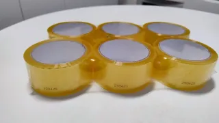 Pack 6 Rollos Precinto Transparente