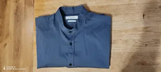 Camicia uomo blu