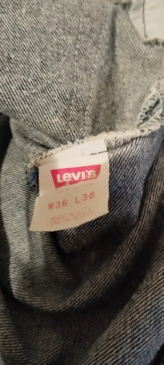 Pantalón Levi's 501 Talla W36 L38 Corte Recto